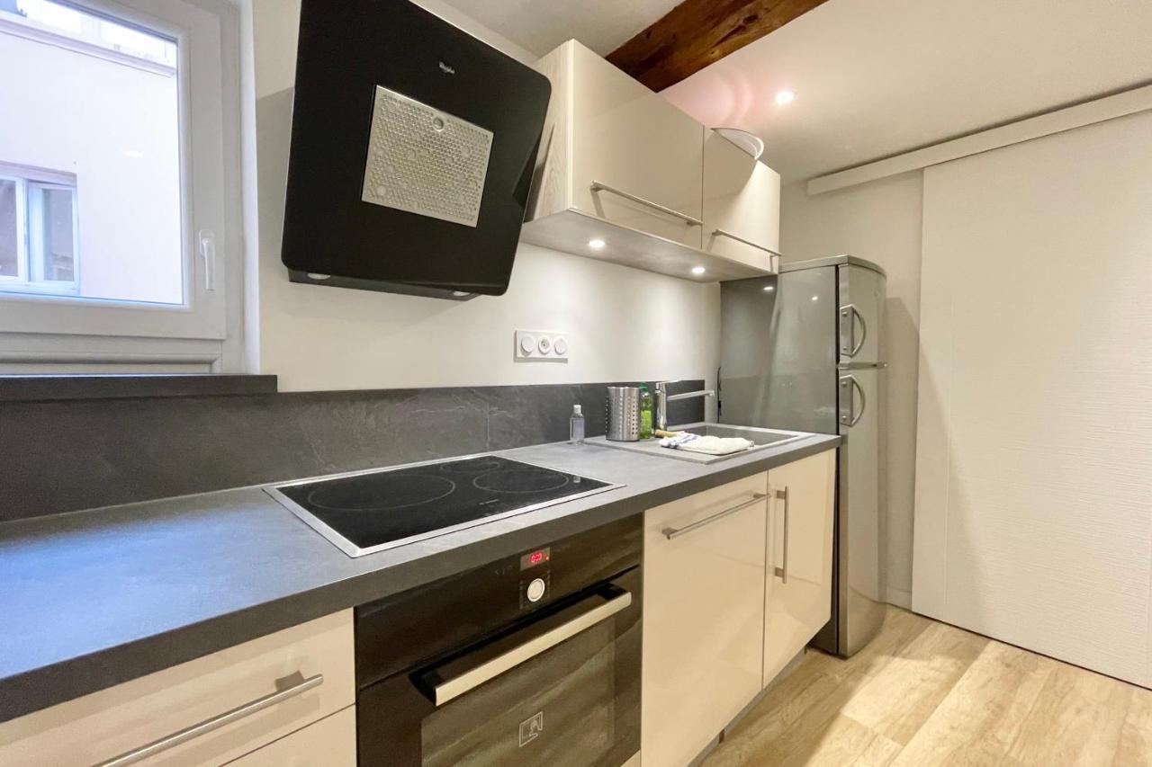 Апартаменты #Cf In White&Gray Center Гренобль Экстерьер фото